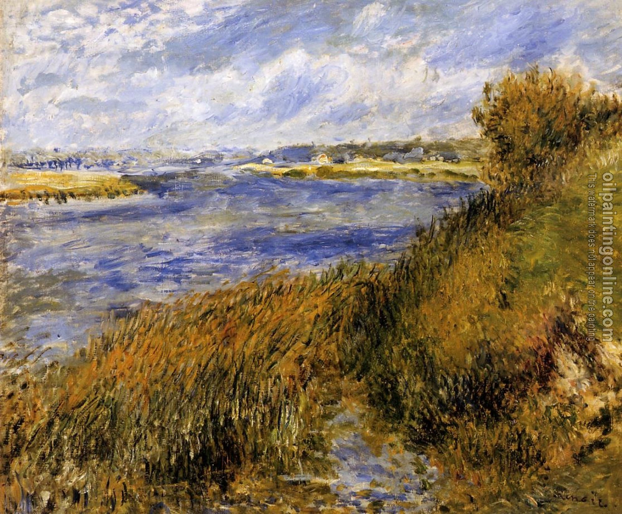 Renoir, Pierre Auguste - The Banks of the Seine at Champrosay